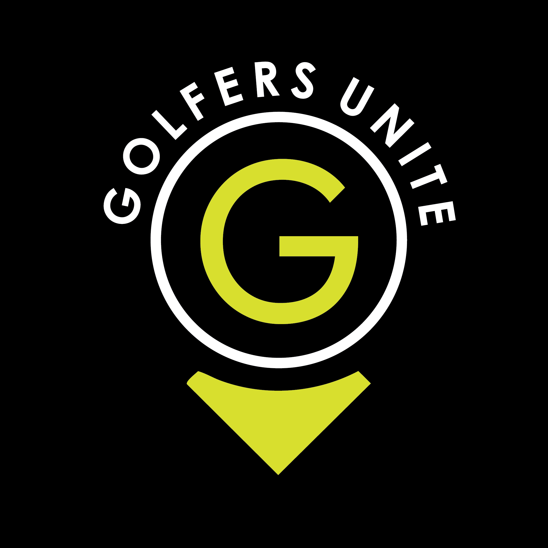 GolfersUnite_Artboard225x225-03_WhiteBlack_Color